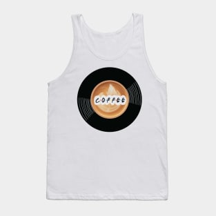 Vinyl - Coffee (Charges me up) Charging battery Tank Top